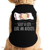 Axolotl Salamander Sleeping   Doggie Tank thumb 0