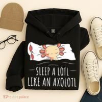 Axolotl Salamander Sleeping   Hoodie thumb 4