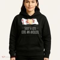 Axolotl Salamander Sleeping   Hoodie thumb 5
