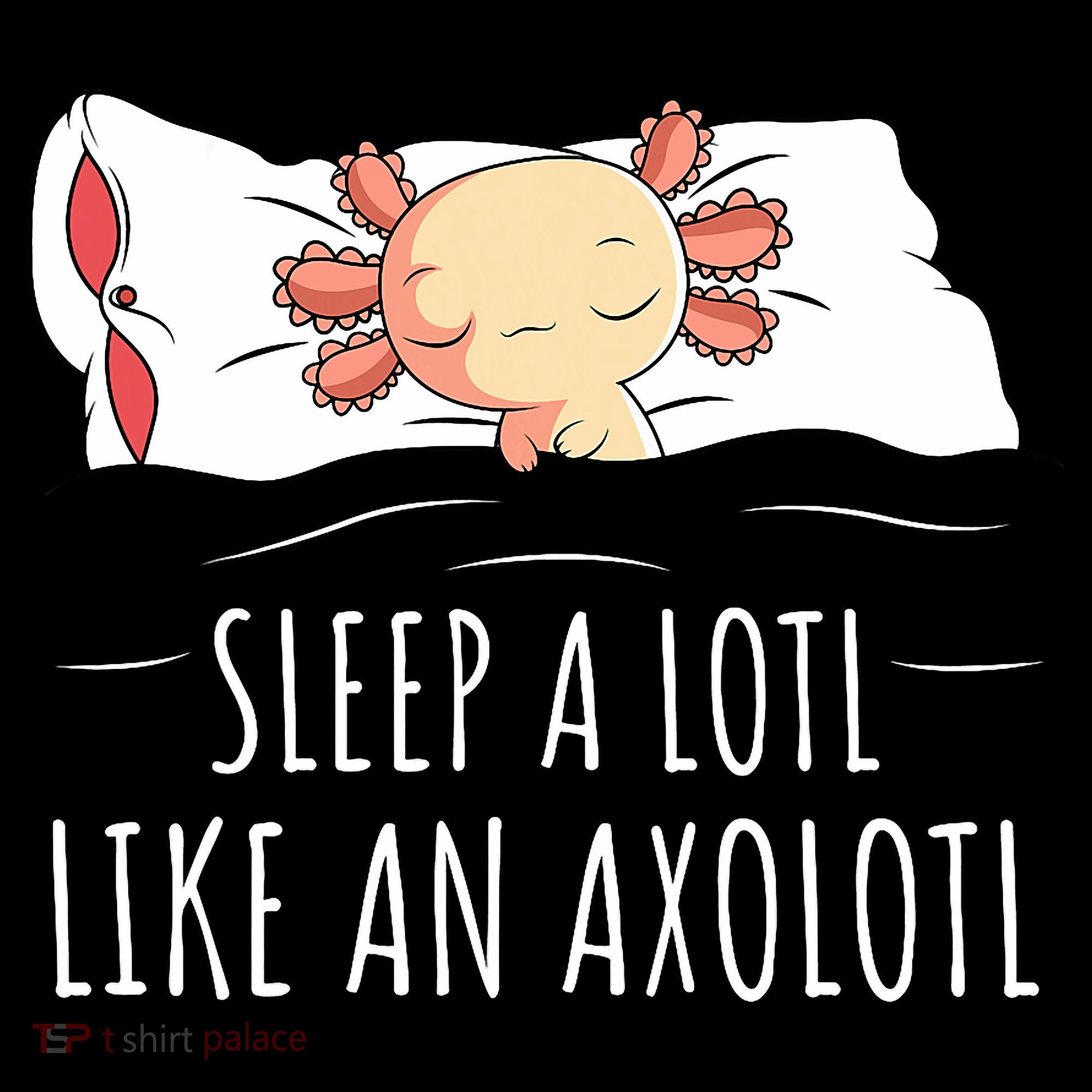 Axolotl Salamander Sleeping   Sweatshirt