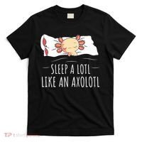 Axolotl Salamander Sleeping   T-Shirt thumb 0