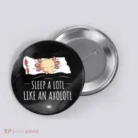 Axolotl Salamander Sleeping   Button thumb 0