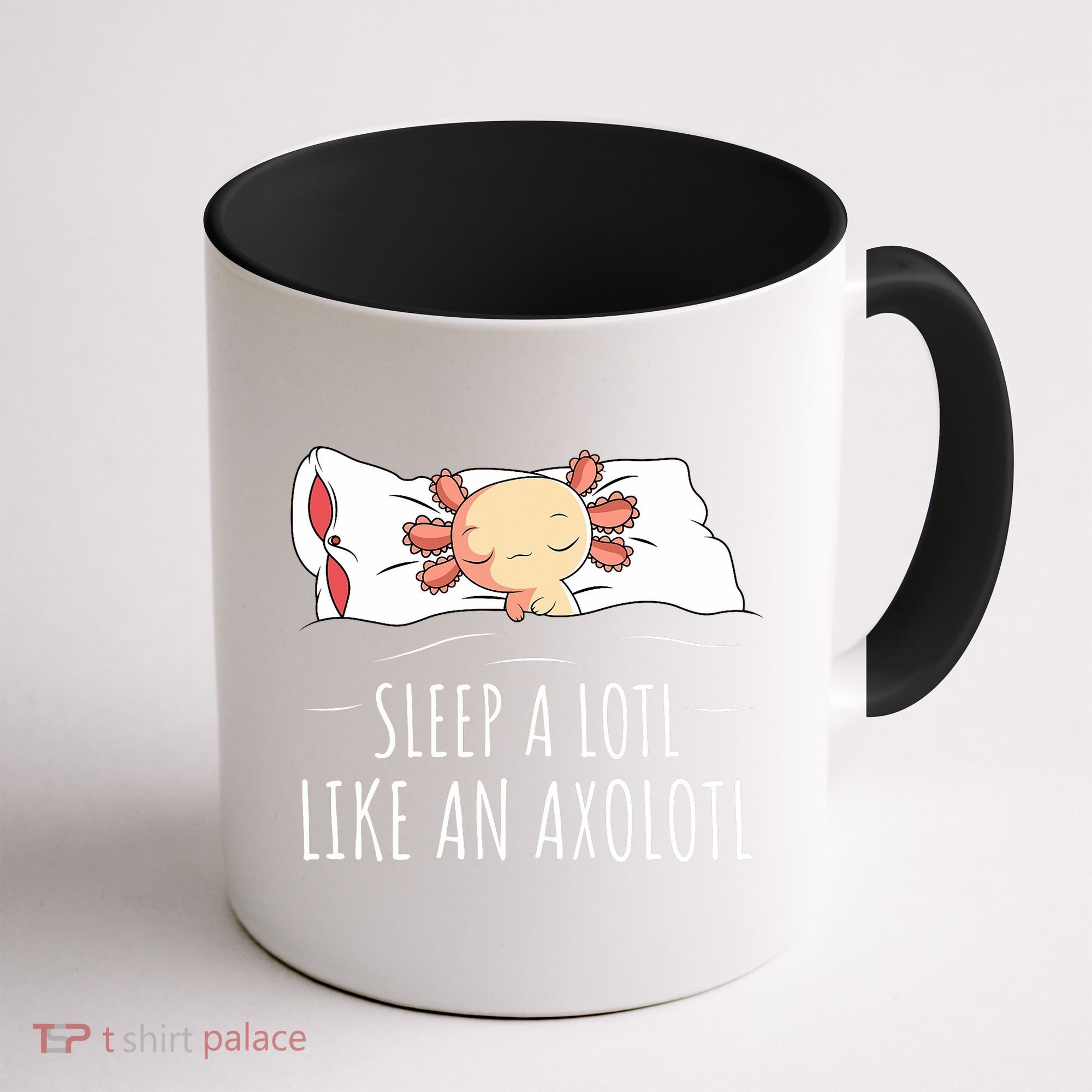 Axolotl Salamander Sleeping   Coffee Mug