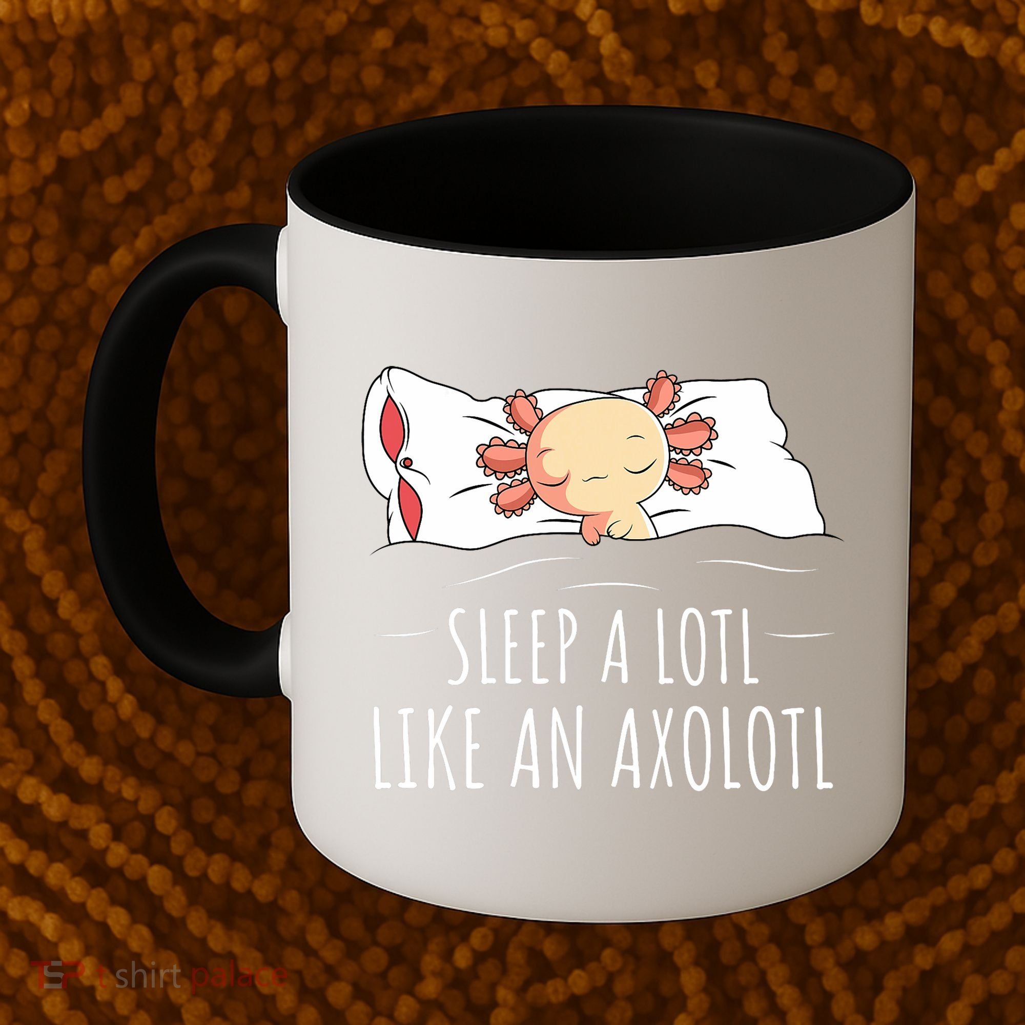 Axolotl Salamander Sleeping   Coffee Mug