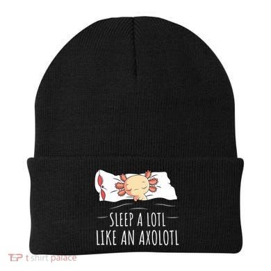 Axolotl Salamander Sleeping   Beanie