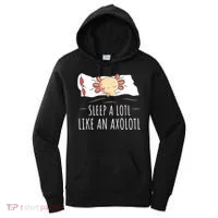 Axolotl Salamander Sleeping   Women's Hoodie thumb 0