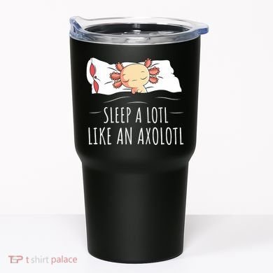 Axolotl Salamander Sleeping   Tumbler