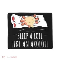 Axolotl Salamander Sleeping   Mousepad thumb 0