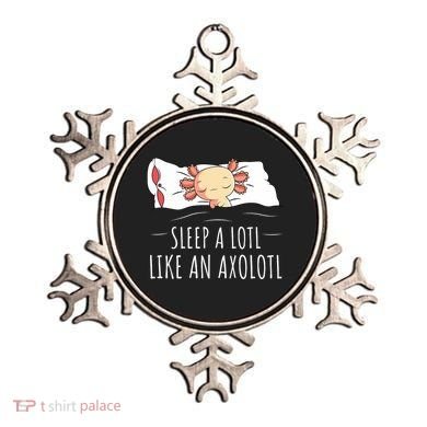 Axolotl Salamander Sleeping   Ornament