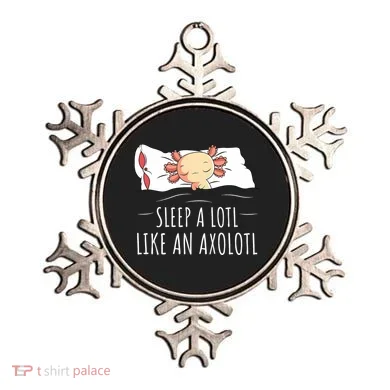 Axolotl Salamander Sleeping   Ornament