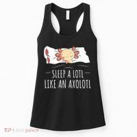 Axolotl Salamander Sleeping   Women's Tank Top thumb 0