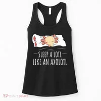 Axolotl Salamander Sleeping   Women's Tank Top thumb 0