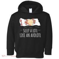 Axolotl Salamander Sleeping   Toddler Hoodie thumb 0