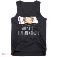 Axolotl Salamander Sleeping   Tank Top thumb 0