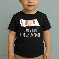 Axolotl Salamander Sleeping   Toddler T-Shirt thumb 2