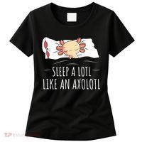 Axolotl Salamander Sleeping   Women's T-Shirt thumb 0