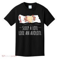 Axolotl Salamander Sleeping   Kids T-Shirt thumb 0