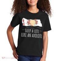 Axolotl Salamander Sleeping   Kids T-Shirt thumb 2