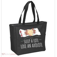 Axolotl Salamander Sleeping   Tote Bag thumb 2