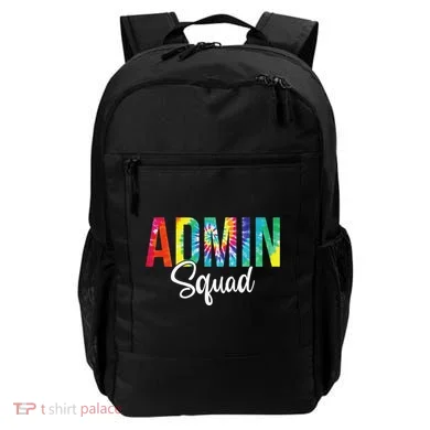 Admin Squad School Admin Assistant Principal Administrator Backpack