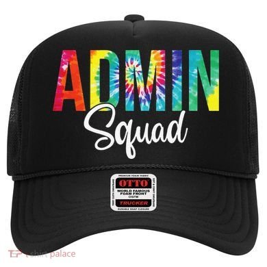 Admin Squad School Admin Assistant Principal Administrator Hat