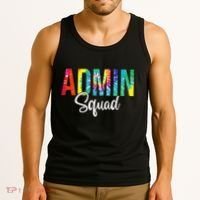 Admin Squad School Admin Assistant Principal Administrator Tank Top thumb 3