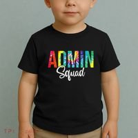 Admin Squad School Admin Assistant Principal Administrator Toddler T-Shirt thumb 2