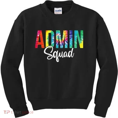 Admin Squad School Admin Assistant Principal Administrator Kids Sweatshirt