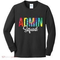 Admin Squad School Admin Assistant Principal Administrator Kids Long Sleeve Shirt thumb 0
