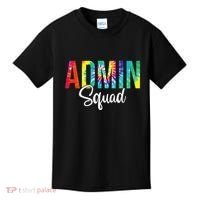 Admin Squad School Admin Assistant Principal Administrator Kids T-Shirt thumb 0