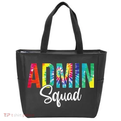 Admin Squad School Admin Assistant Principal Administrator Tote Bag