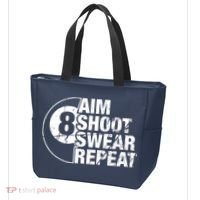 Aim Shoot Swear Repeat 8 Ball Pool Billiards Player Tote Bag thumb 3