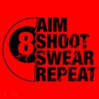 Aim Shoot Swear Repeat 8 Ball Pool Billiards Player Santa Hat thumb 1
