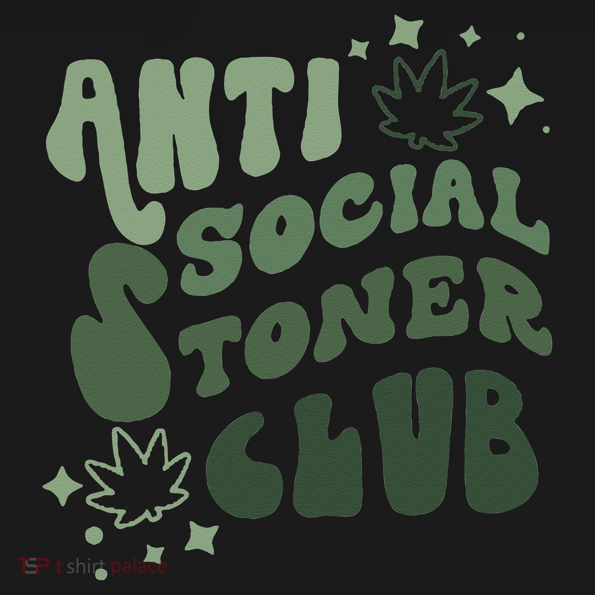 Anti Social Stoner Club Funny Weed Quote Smoking Sweatshirt