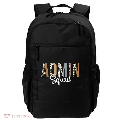 Admin Squad School Admin Assistant Principal Administrator Backpack