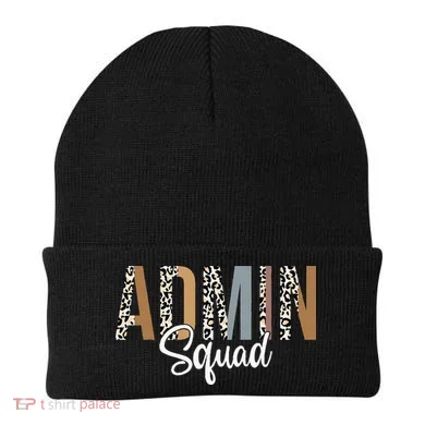 Admin Squad School Admin Assistant Principal Administrator Beanie