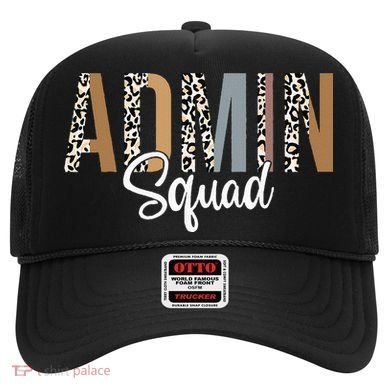 Admin Squad School Admin Assistant Principal Administrator Hat