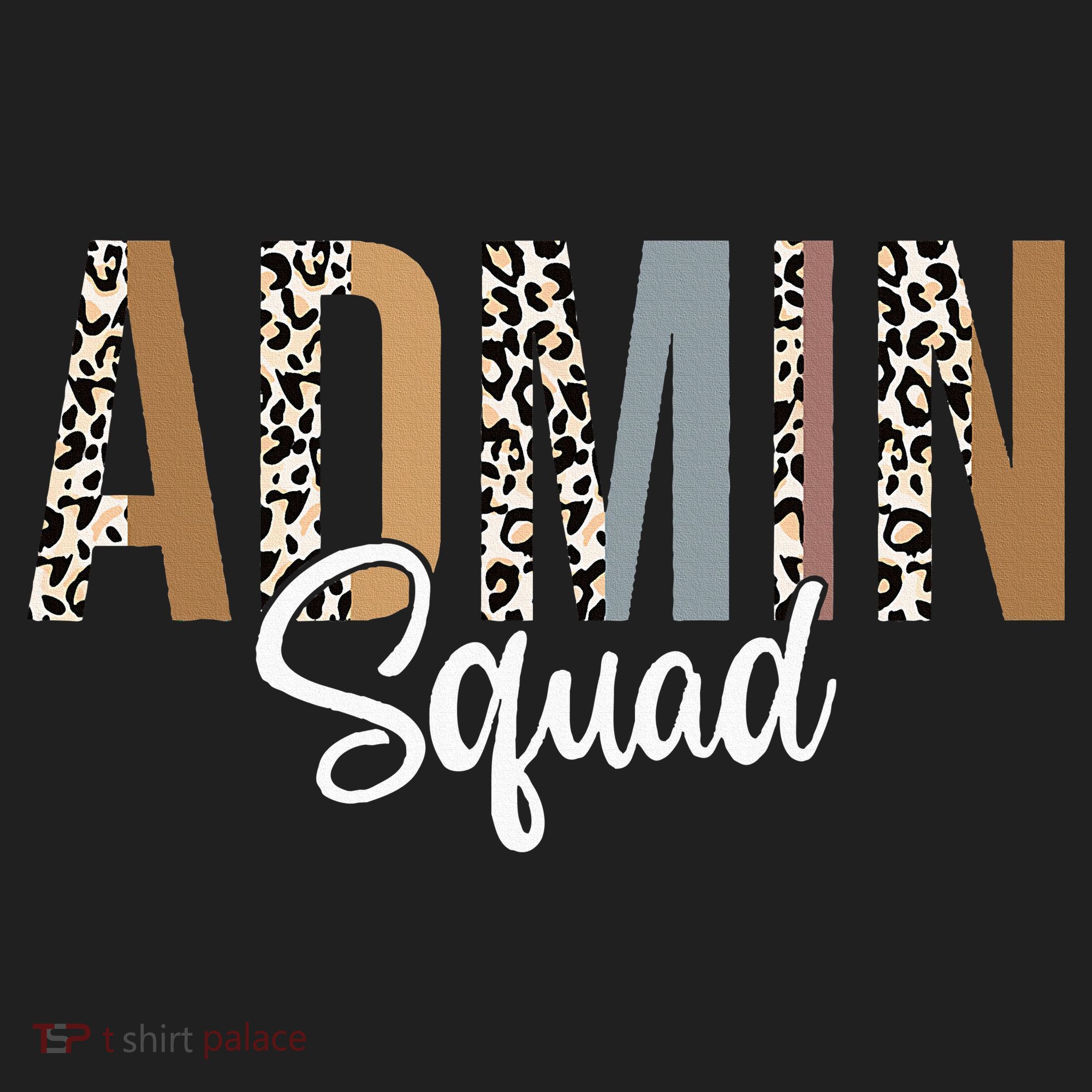 Admin Squad School Admin Assistant Principal Administrator Hat