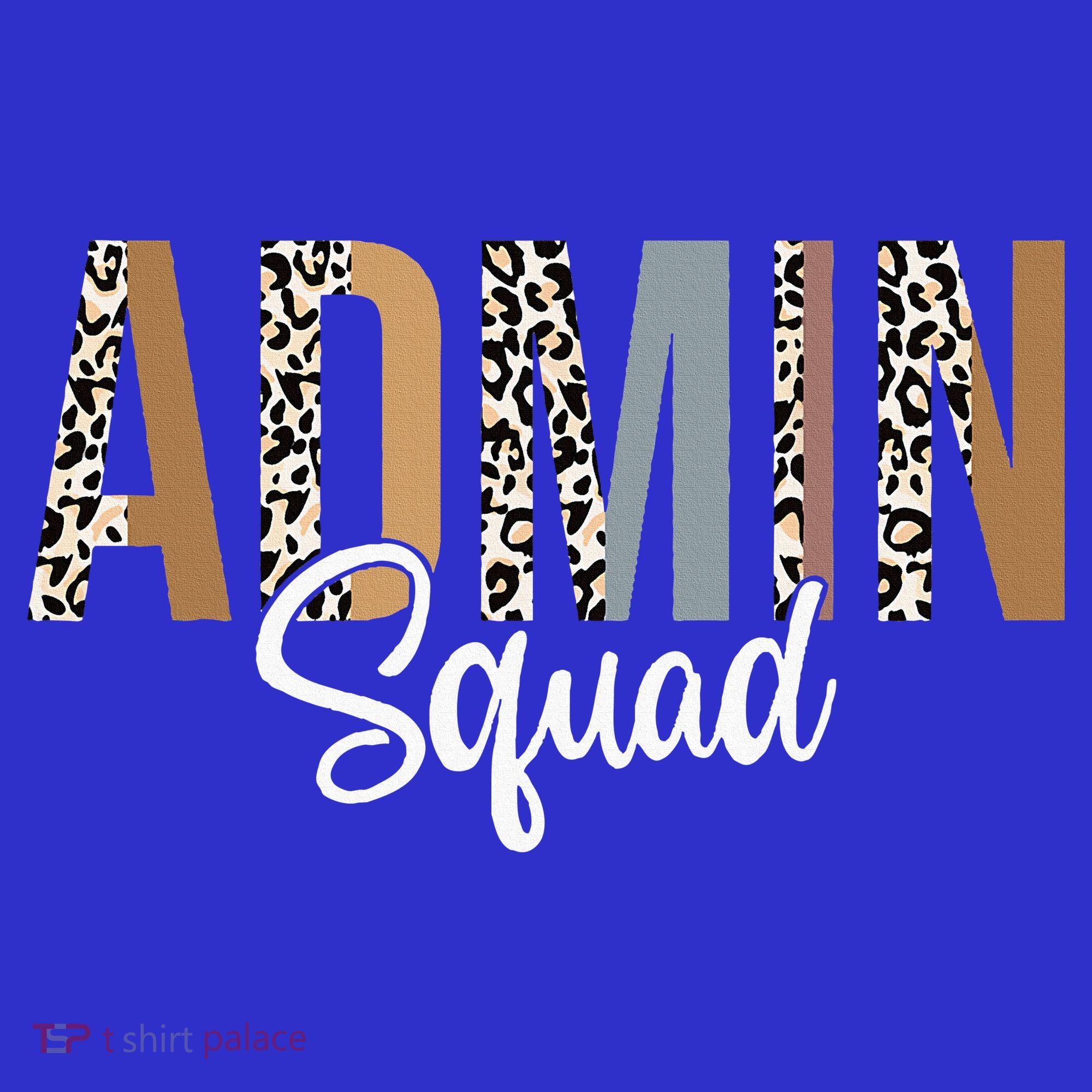 Admin Squad School Admin Assistant Principal Administrator Women's Long Sleeve Shirt