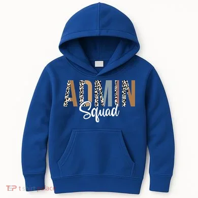 Admin Squad School Admin Assistant Principal Administrator Kids Hoodie