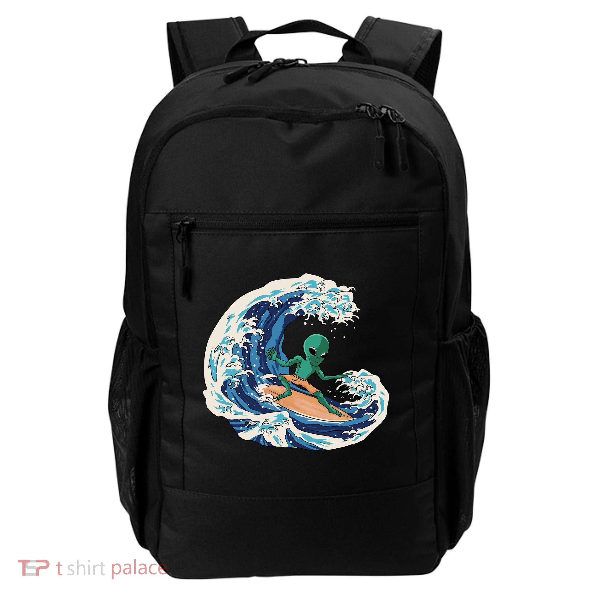 Alien Surfing Summer Surfer Backpack
