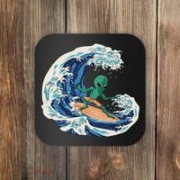 Alien Surfing Summer Surfer Coaster thumb 0
