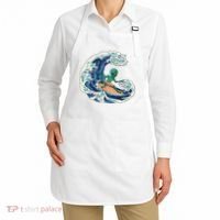 Alien Surfing Summer Surfer Apron thumb 2