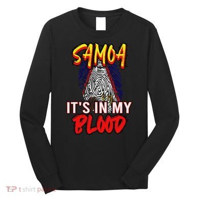 American Samoa Samoan Polynesian Long Sleeve Shirt