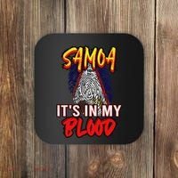 American Samoa Samoan Polynesian Coaster thumb 0