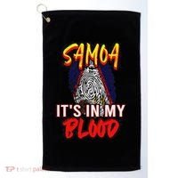 American Samoa Samoan Polynesian Golf Towel thumb 0