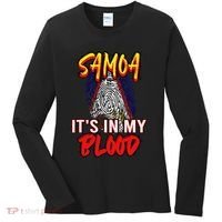 American Samoa Samoan Polynesian Women's Long Sleeve Shirt thumb 0