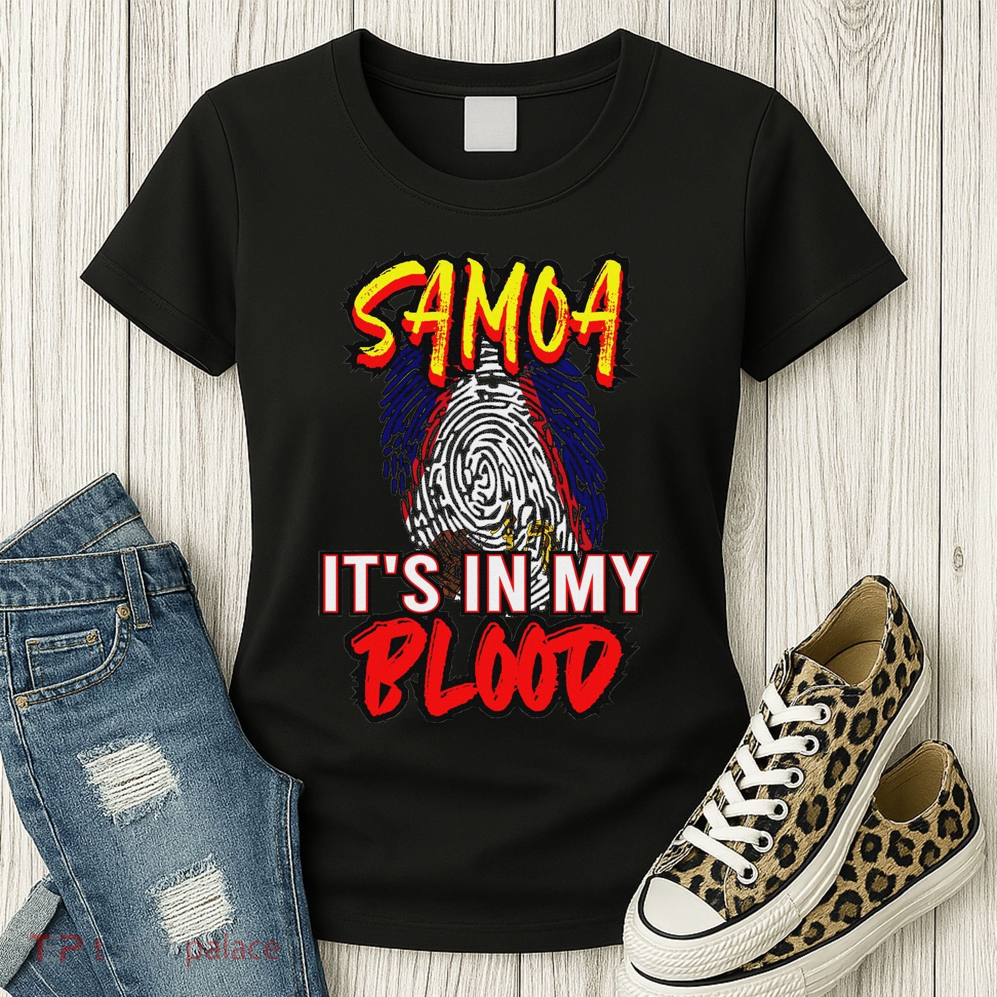 American Samoa Samoan Polynesian Women's T-Shirt