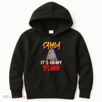 American Samoa Samoan Polynesian Kids Hoodie thumb 0