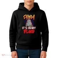 American Samoa Samoan Polynesian Kids Hoodie thumb 4